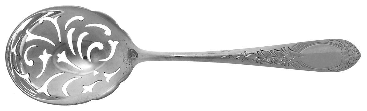 Primrose (Sterling, 1933) Ice Serving Spoon Large by Kirk Stieff-1