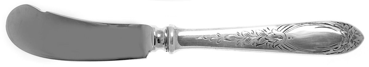Primrose (Sterling, 1933) Butter Spreader Hollow Hdl-Paddle/Stainless Blade by Kirk Stieff-1