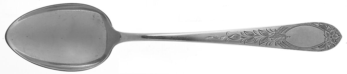 Primrose (Sterling, 1933) Dessert/Oval Soup Spoon by Kirk Stieff-1