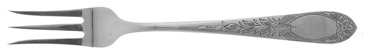 Primrose (Sterling, 1933) Short Handle Pickle/Olive Fork by Kirk Stieff-1