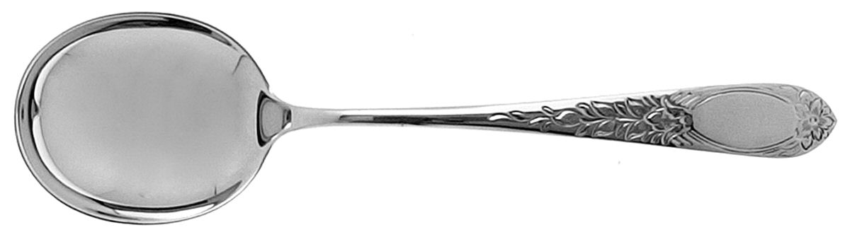 Primrose (Sterling, 1933) Round Bowl Soup Spoon Large (Cream Soup) by Kirk Stieff-1