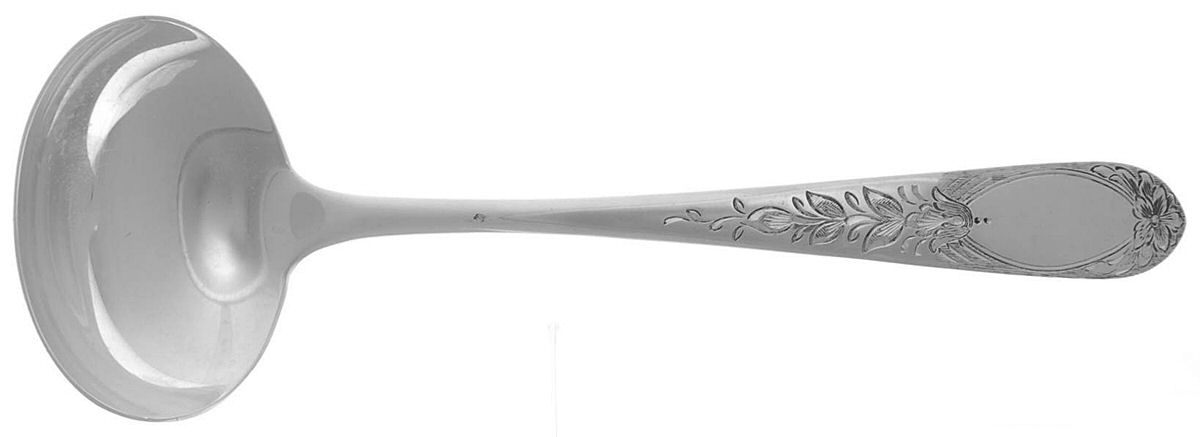 Primrose (Sterling, 1933) Solid Gravy Ladle by Kirk Stieff-1