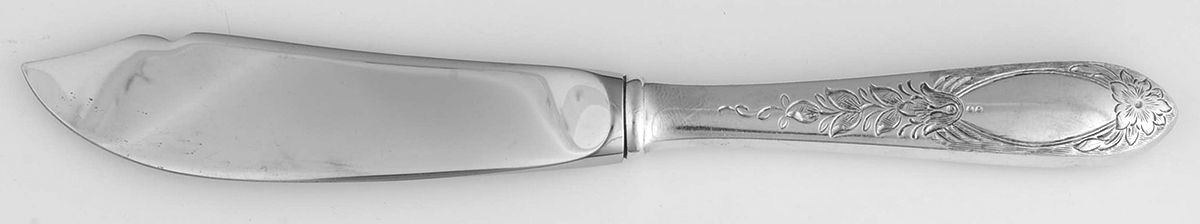 Primrose (Sterling, 1933) Hollow Handle Master Butter Knife by Kirk Stieff-1