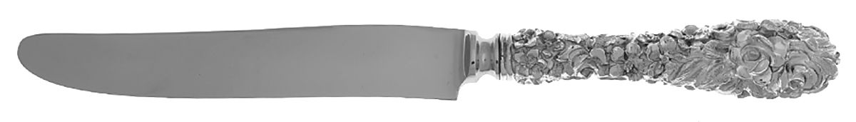 Princess-Hand Chased (Sterling, 1915) New French Hollow Knife with Bolster by Kirk Stieff-1