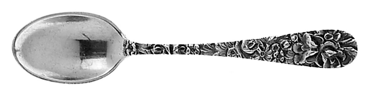 Princess-Hand Chased (Sterling, 1915) Youth Spoon by Kirk Stieff-1