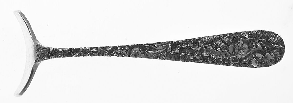 Princess-Hand Chased (Sterling, 1915) Food Pusher Solid by Kirk Stieff-1