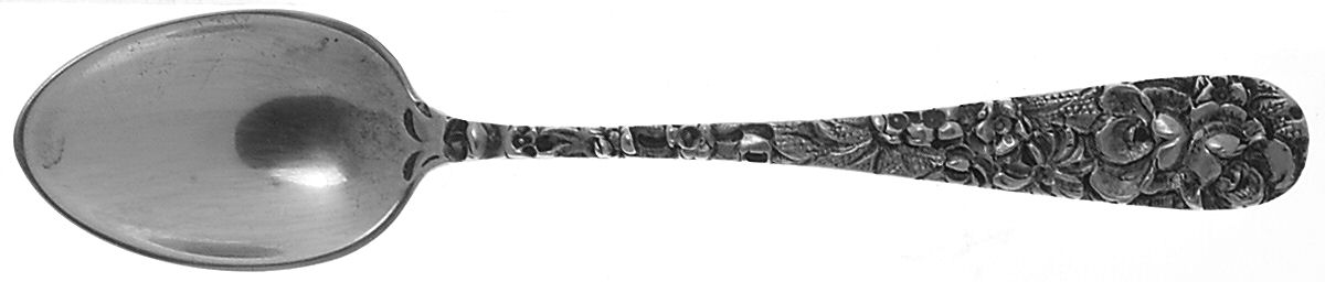 Princess-Hand Chased (Sterling, 1915) Demitasse Spoon by Kirk Stieff-1