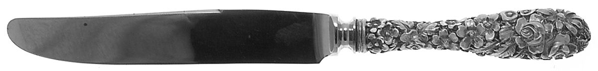 Princess-Hand Chased (Sterling, 1915) New French Hollow Knife with Bolster by Kirk Stieff-1