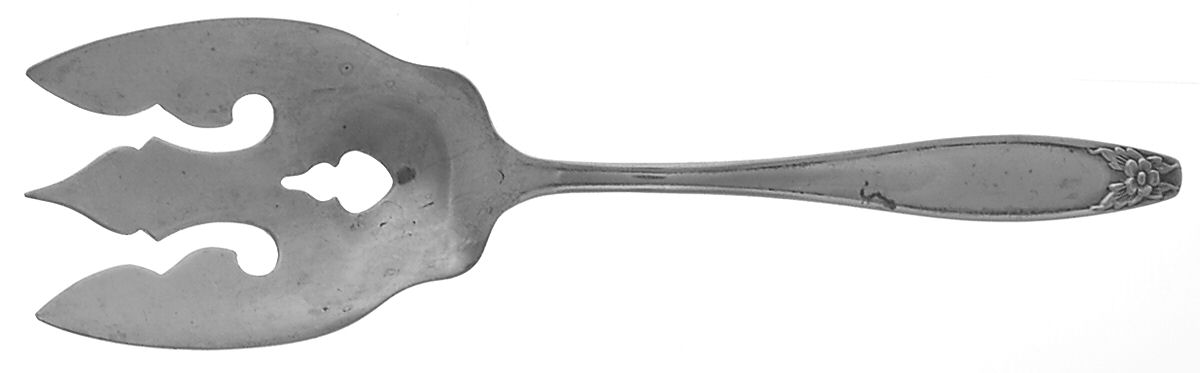 Puritan (Sterling, 1922) Solid Salad Serving Fork by Kirk Stieff-1