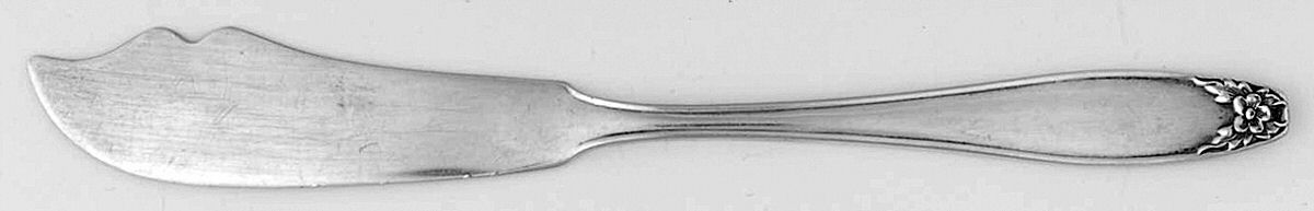 Puritan (Sterling, 1922) Flat Handle Master Butter Knife by Kirk Stieff-1