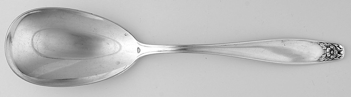 Puritan (Sterling, 1922) Large Solid Berry/Casserole Spoon by Kirk Stieff-1