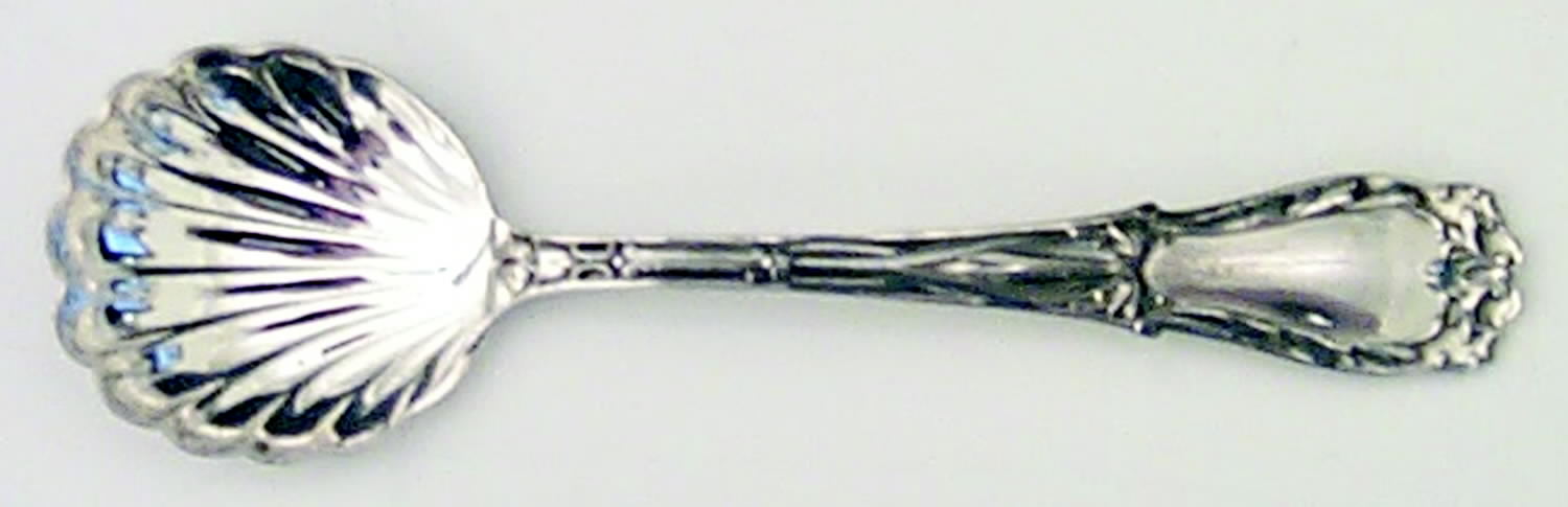 Quadrille (Sterling, 1950) Sugar Shell Spoon by Kirk Stieff-1