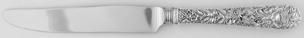 Repousse (Sterling, 1828) New French Hollow Knife with Bolster by Kirk Stieff-1