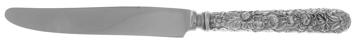 Repousse (Sterling, 1828) New French Hollow Knife w/Bolster,Full Repousse by Kirk Stieff-1