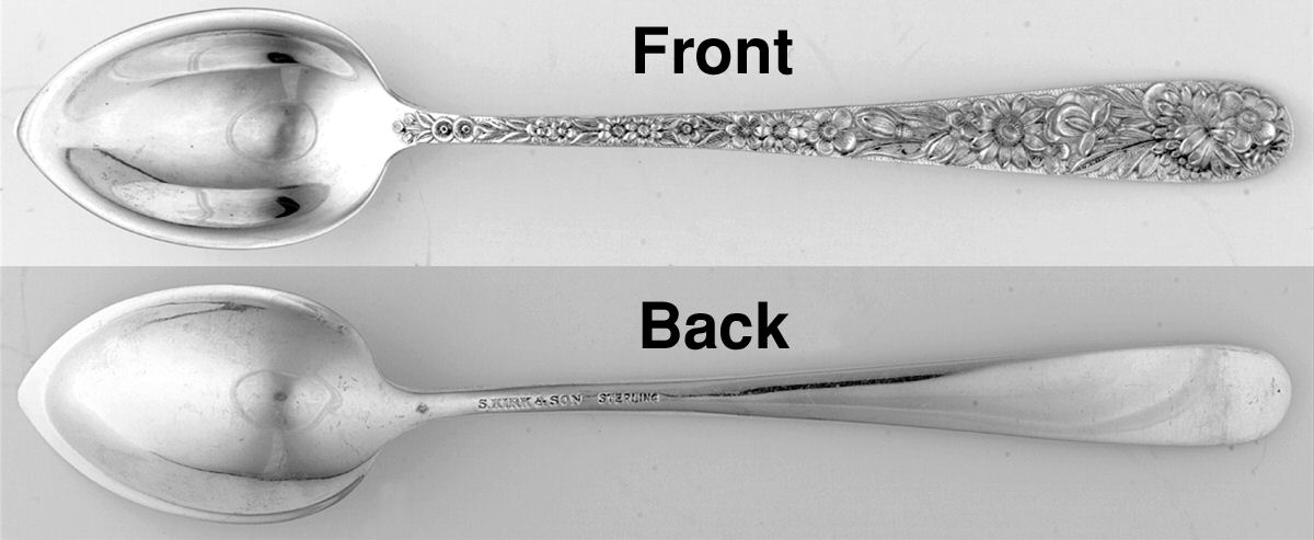 Repousse (Sterling, 1828) Spoon-Fruit/Orange by Kirk Stieff-1