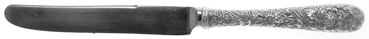Repousse (Sterling, 1828) Hollow Handle Youth Knife by Kirk Stieff-1
