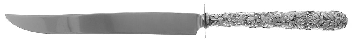 Repousse (Sterling, 1828) Large Full Repousse Steak Carving Knife,StnlsBlade by Kirk Stieff-1
