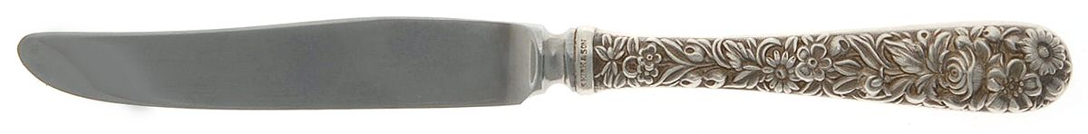 Repousse (Sterling, 1828) Hollow Handle Youth Knife by Kirk Stieff-1