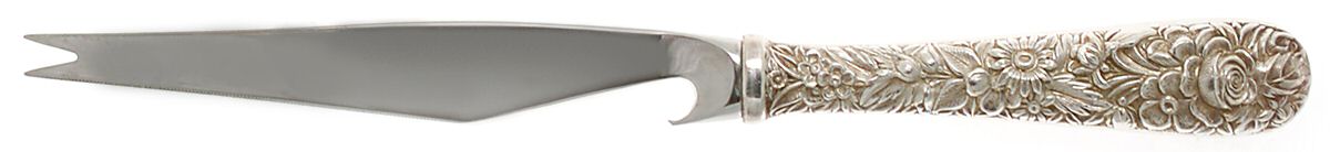 Repousse (Sterling, 1828) Hollow Handle Bar Knife by Kirk Stieff-1
