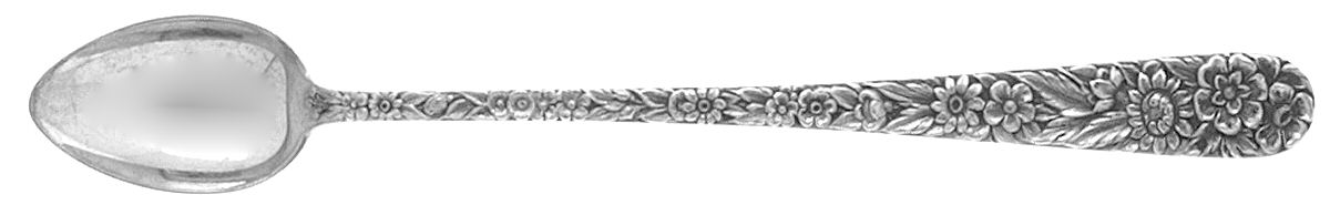 Repousse (Sterling, 1828) Iced Tea Spoon by Kirk Stieff-1