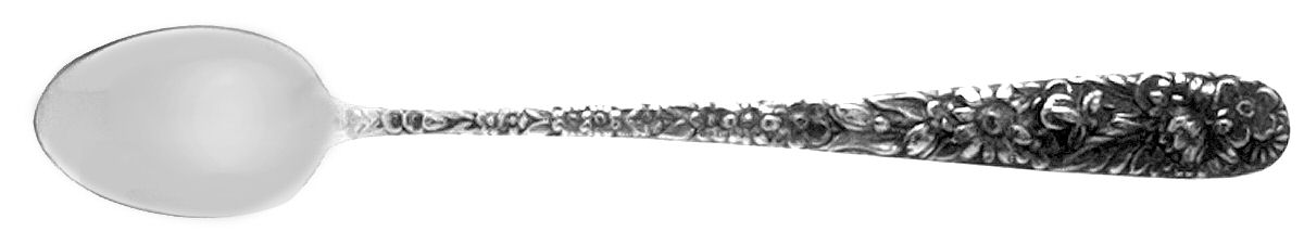 Repousse (Sterling, 1828) Infant Feeding Spoon by Kirk Stieff-1