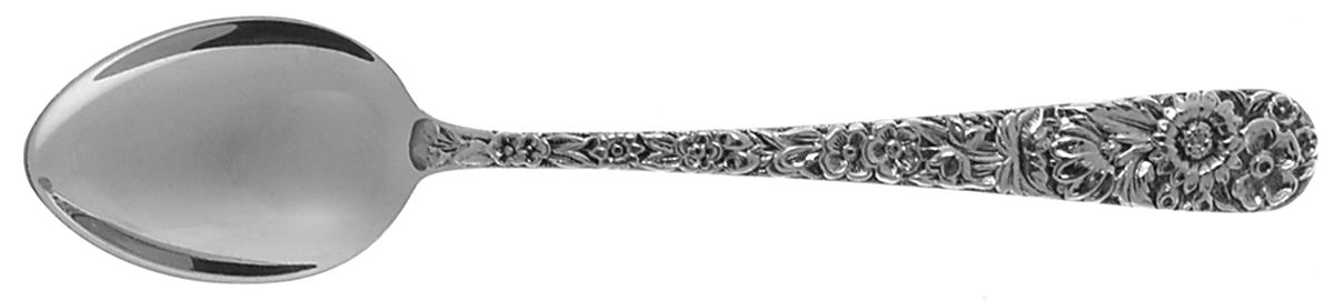Repousse (Sterling, 1828) Youth Spoon by Kirk Stieff-1