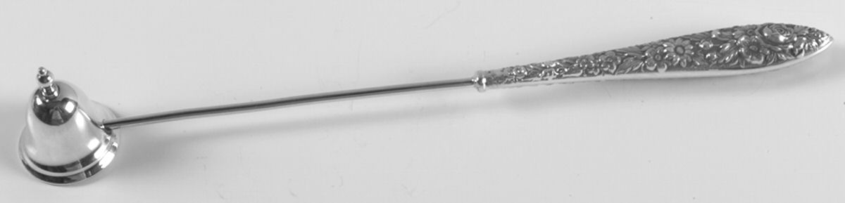 Repousse (Sterling, 1828) Candle Snuffer with Sterling Implement by Kirk Stieff-1