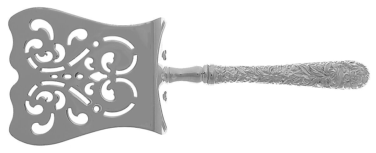 Repousse (Sterling, 1828) Petite Fours Server with Silverplate Hood by Kirk Stieff-1