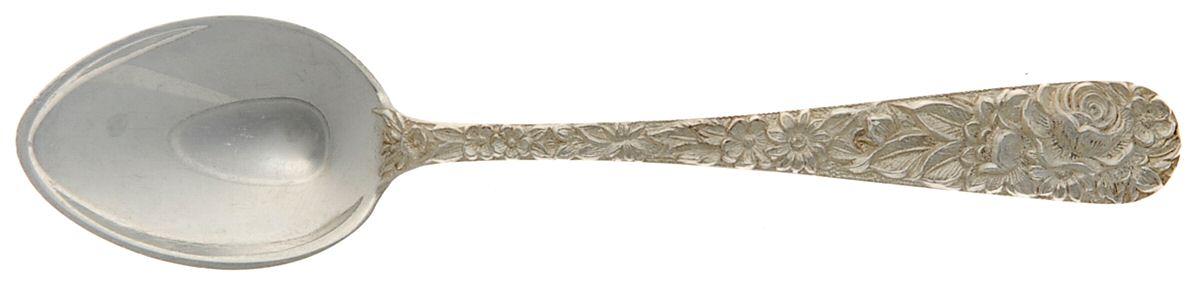 Repousse (Sterling, 1828) Demitasse Spoon by Kirk Stieff-1