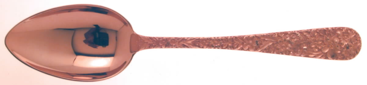 Repousse-Gold Vermeil (Sterling) Tablespoon (Serving Spoon) by Kirk Stieff-1