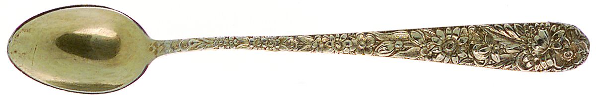 Repousse-Gold Vermeil (Sterling) Infant Feeding Spoon by Kirk Stieff-1