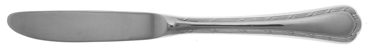 Ribbon Reed (Stainless) Modern Hollow Butter Spreader (Stainless) by Kirk Stieff-1