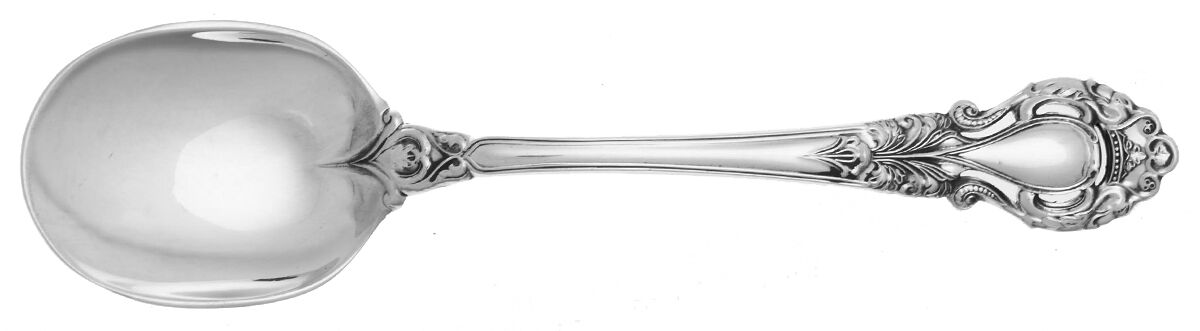 Royal Dynasty (Sterling, 1966) Round Bowl Soup Spoon (Cream Soup) HC by Kirk Stieff-1