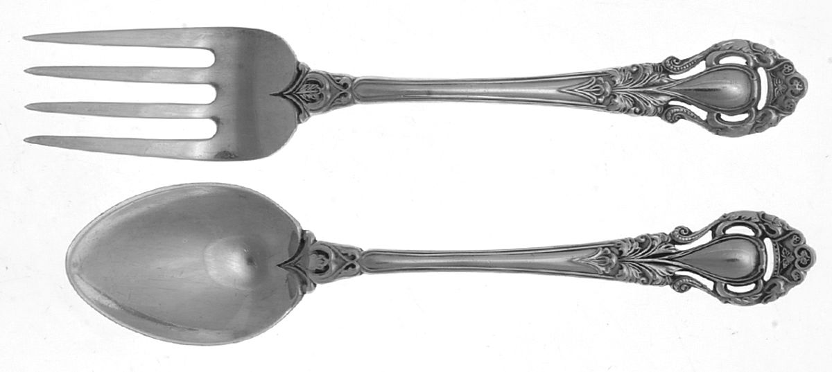 Royal Dynasty (Sterling, 1966) 2 Pc Baby Set (BF, BS) by Kirk Stieff-1