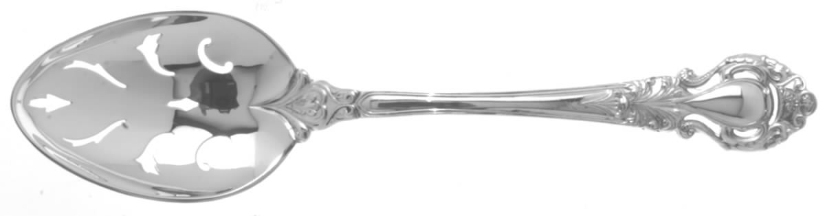 Royal Dynasty (Sterling, 1966) Pierced Tablespoon (Serving Spoon) by Kirk Stieff-1