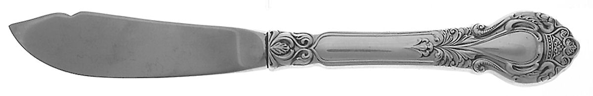 Royal Dynasty (Sterling, 1966) Individual Fish Knife with Stainless Blade by Kirk Stieff-1