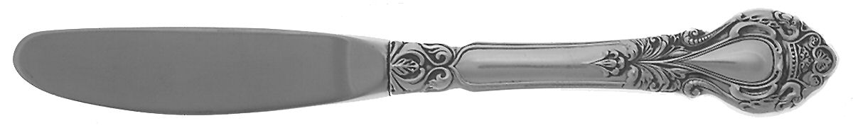 Royal Dynasty (Sterling, 1966) Modern Hollow Butter Spreader (Stainless) by Kirk Stieff-1