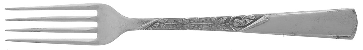 Rose Motif (Sterling, 1954, No Monograms) Fork by Kirk Stieff-1