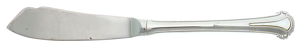Royale Mother of Pearl (Stainless) Hollow Handle Master Butter Knife by Kirk Stieff-1