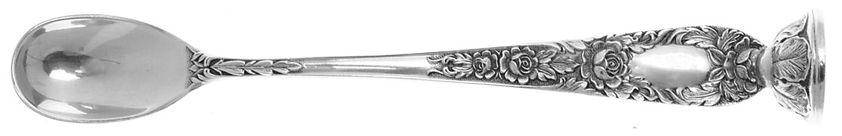 Rose (Sterling, 1937, No Monograms) Drink Muddler Spoon by Kirk Stieff-1