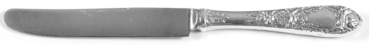 Rose (Sterling, 1937, No Monograms) Hollow Handle Youth Knife by Kirk Stieff-1