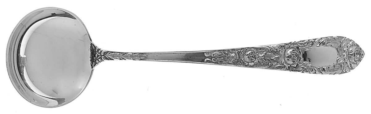 Rose (Sterling, 1937, No Monograms) Mayonnaise Ladle by Kirk Stieff-1