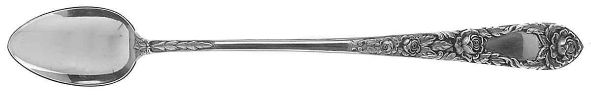 Rose (Sterling, 1937, No Monograms) Iced Tea Spoon by Kirk Stieff-1