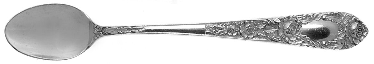 Rose (Sterling, 1937, No Monograms) Infant Feeding Spoon by Kirk Stieff-1