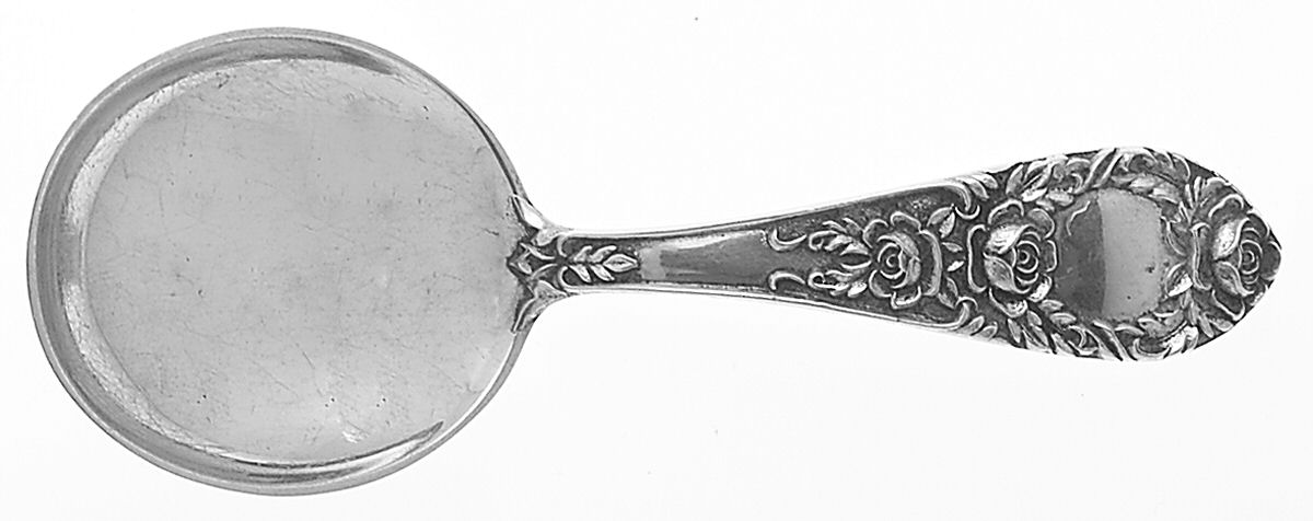 Rose (Sterling, 1937, No Monograms) Small Baby Spoon by Kirk Stieff-1