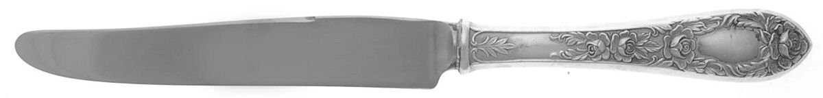 Rose (Sterling, 1937, No Monograms) New French Hollow Knife by Kirk Stieff-1