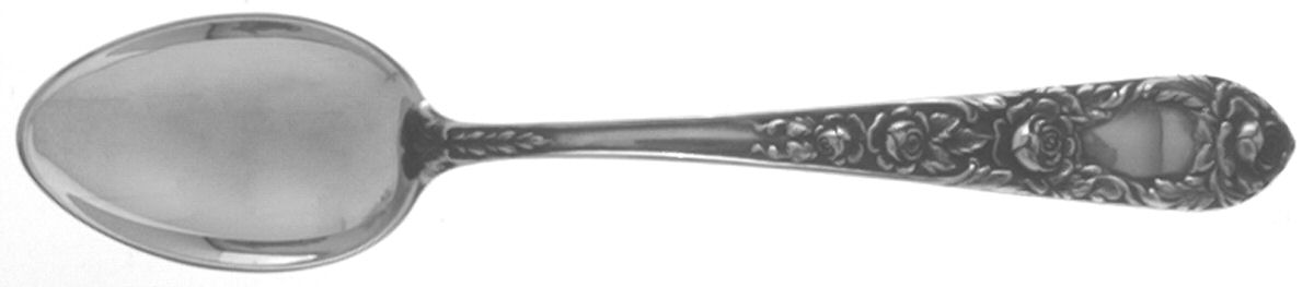Rose (Sterling, 1937, No Monograms) Teaspoon by Kirk Stieff-1