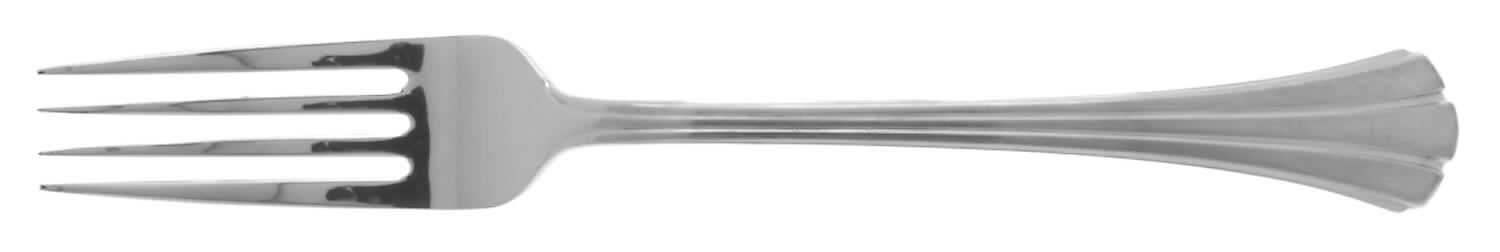 Satin Flutes (Stainless) Fork by Kirk Stieff-1