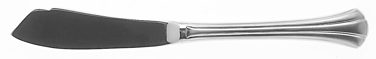 Satin Flutes (Stainless) Hollow Handle Master Butter Knife by Kirk Stieff-1