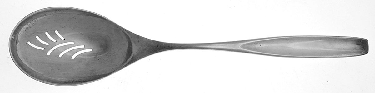 Selene (Sterling, 1975) Pierced Tablespoon (Serving Spoon) by Kirk Stieff-1